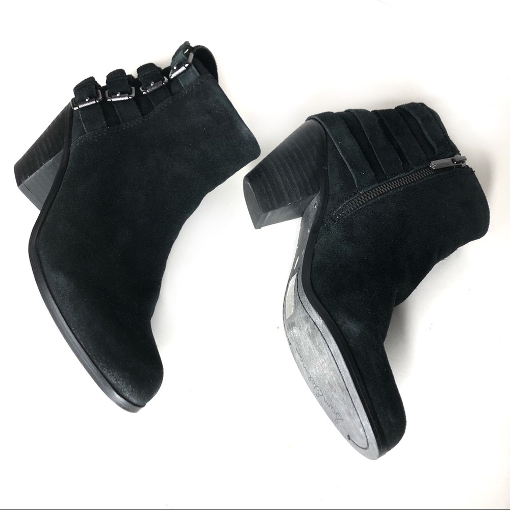 Sam Edelman Black Suede Ankle Booties